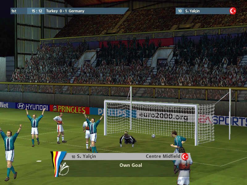 UEFA Euro 2000 screenshot 3 for Playstation
